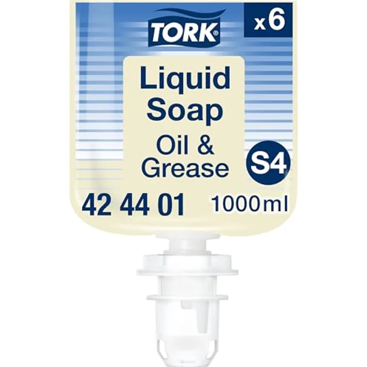 Tork Handseife S4, Flüssigseife 1000 ml, dermatologisch getestet, für sanfte Reinigung und Hautpflege