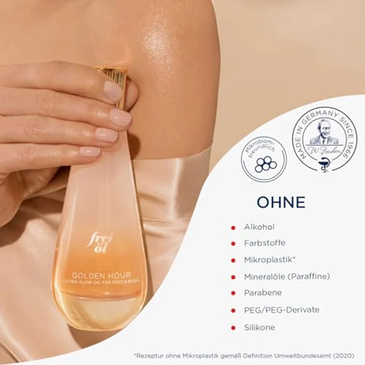 frei öl Ultra Glow Golden Hour Körperöl 100 ml – vegane Anti-Aging-Pflege gegen Falten und Linien – Bild 5
