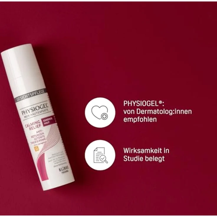Physiogel Calming Relief Anti-Rötungen Tagescreme LSF30 - Gesichtscreme mit Ceramiden und UV-Schutz - 40 ml – Bild 5