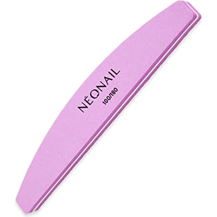 NEONAIL Nagelfeilen Buffer, zweiseitige Polierfeile 100/180 Grit für UV-Maniküre, Pink/Violett – Bild 1