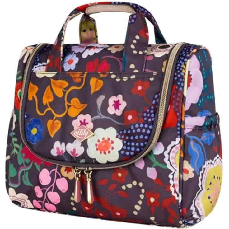 Oilily Kosmetiktasche Cathy Travel Kit mit Haken, Großer Stauraum, Robustes Material, Bunt – Bild 2