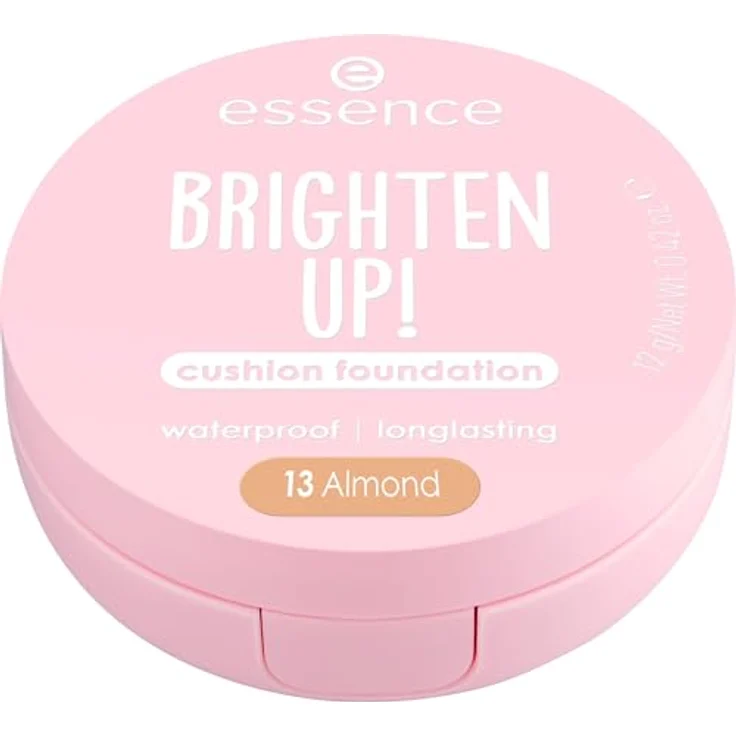 essence BRIGHTEN UP! Cushion Foundation, Nr. 13 Nude, langanhaltend, aufhellend, vegan, ölfrei, wasserfest, 12g – Bild 2