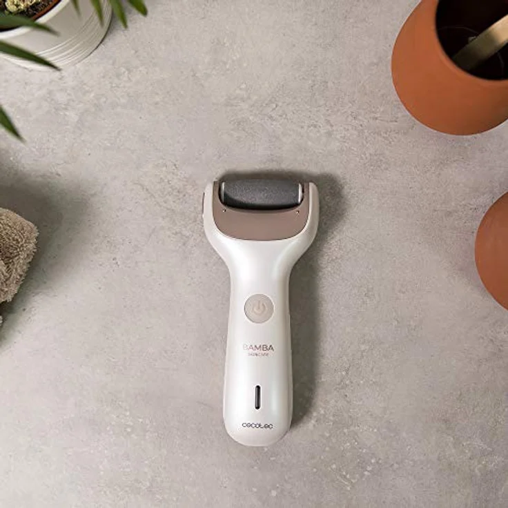 Cecotec Bamba SkinCare, Seidige elektrische Feile mit wiederaufladbarer Lithiumbatterie, 90 Minuten Autonomie, kabelgebunden und kabellos, abnehmbare Rollen mit unterschiedlichem Gewicht – Bild 3