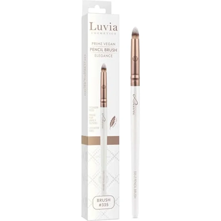 Luvia Prime Vegan Pencil Brush - Elegance 335, Lidschattenpinsel für präzises Verblenden und Cut Crease Look, veganes Nurai-Pinselhaar – Bild 1
