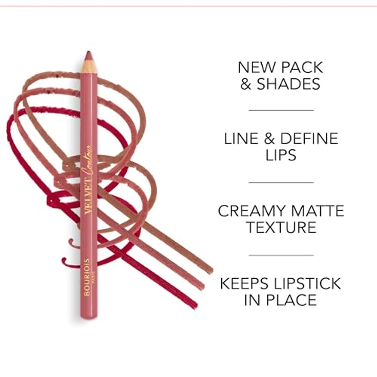 Bourjois Lipliner Cherry Boom Boom, 1,14 g, langanhaltend mit Traubenkernöl und Sheabutter für intensive Pflege – Bild 5