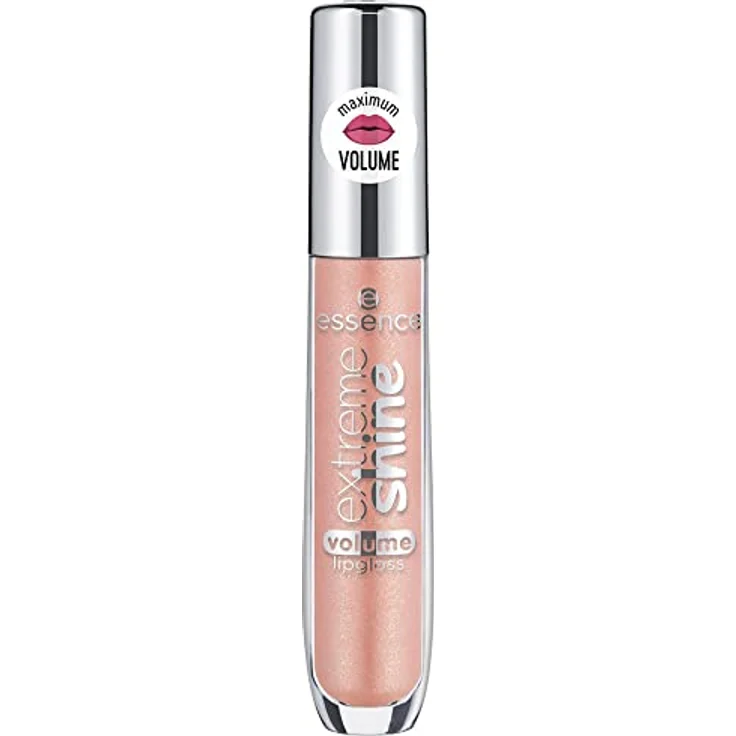 essence extreme shine volume lipgloss, Lip Gloss, Nr. 08 Gold Dust, gold, strahlend frisch, glänzend, transluzent, vegan, ölfrei, ohne Alkohol (5ml) – Bild 2