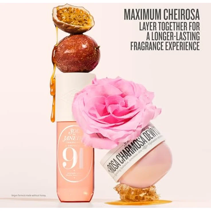 Sol de Janeiro Rosa Charmosa Dewy Cream, aufhellende Körpercreme mit intensiver Feuchtigkeitspflege, 240 ml – Bild 9