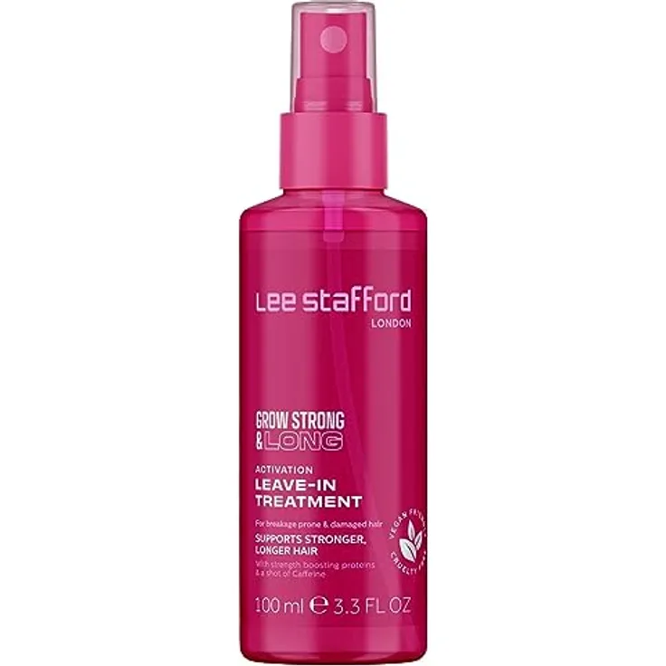Lee Stafford Grow Strong Long Activation Leave-In Treatment, 100 ml - Stärkung für langes Haar, leichtes Pflege-Serum