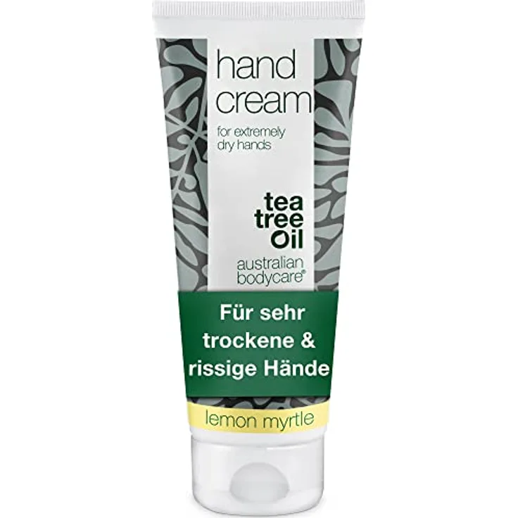 Australian Bodycare Hand Cream 100ml | Tea Tree Oil und Lemon Myrtle | Creme für sehr trockene Hände | Handcreme für Männer & Frauen mit rauen & rissigen Händen | Vegane mit 100% natürlichem Teebaumöl