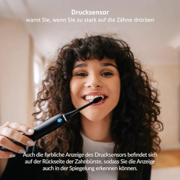 TrueLife SonicBrush Clean70 UV, Schallzahnbürste für Damen mit UV-Desinfektion, Schwarz – Bild 3