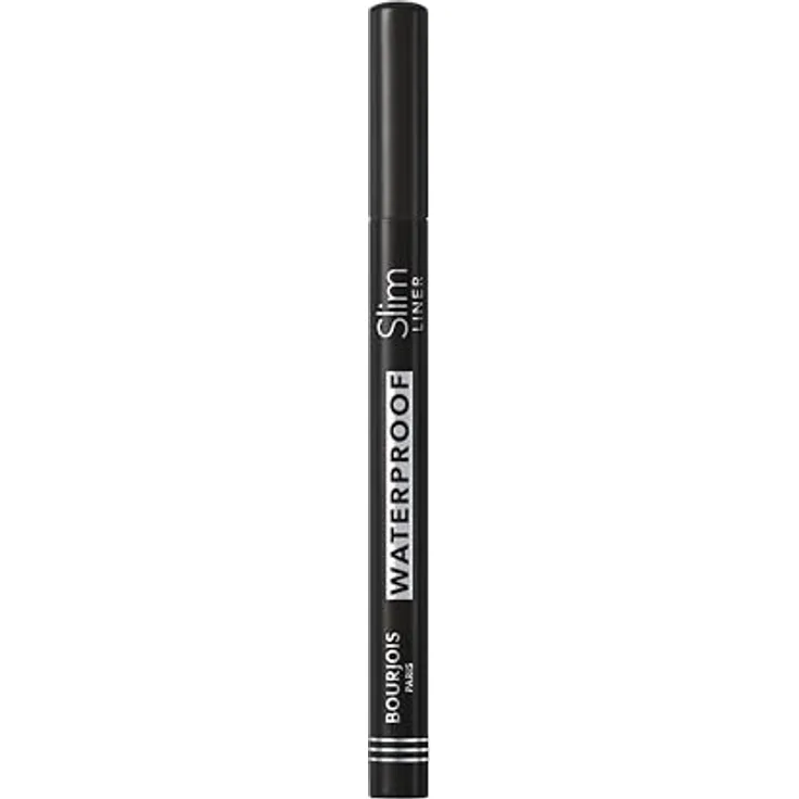 Bourjois Ultra Slim Waterproof Liner, wasserfester Eyeliner in Ultra Black, 1 ml mit ultra-dünnem Applikator für präzise Linien