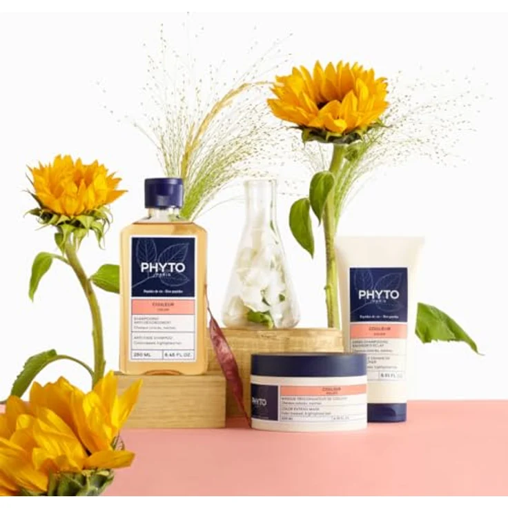 Phyto Color Radiance Enhancer Conditioner - COULEUR acondicionador reavivador del brillo 175 ml - Reflektierende Grafiken, praktische Fächeraufteilung – Bild 4