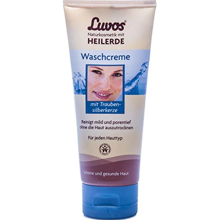 Luvos Waschcreme Traubensilberkerze 100 ml, für Damen und Herren  – Bild 2