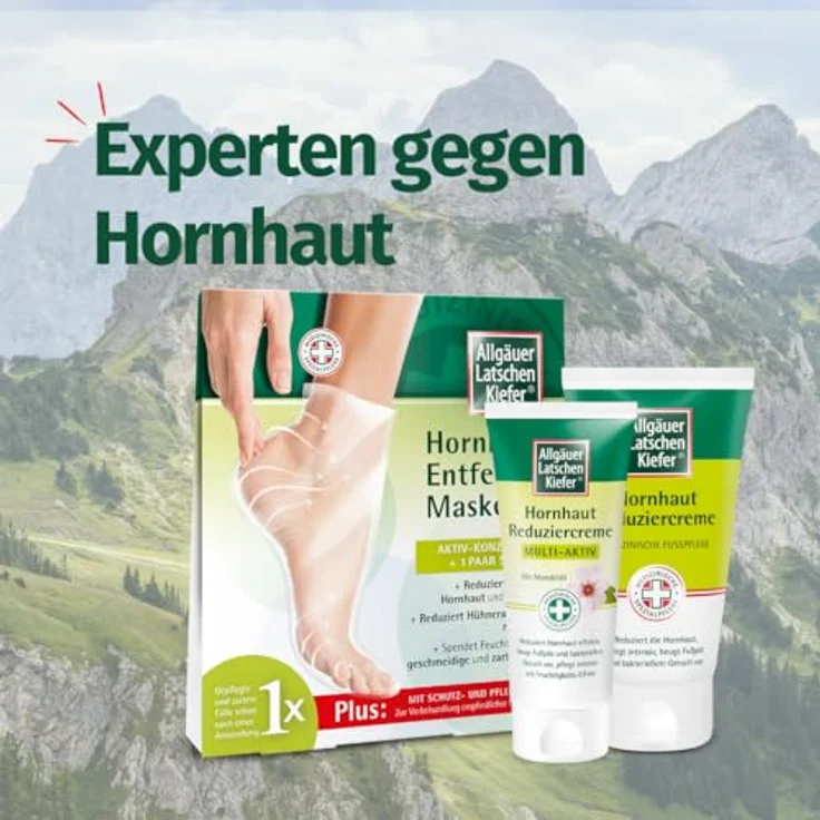 Allgäuer Latschenkiefer Allgäuer Latschenkiefer Hornhaut-Entferner-Maske plus Fußmaske – Bild 6