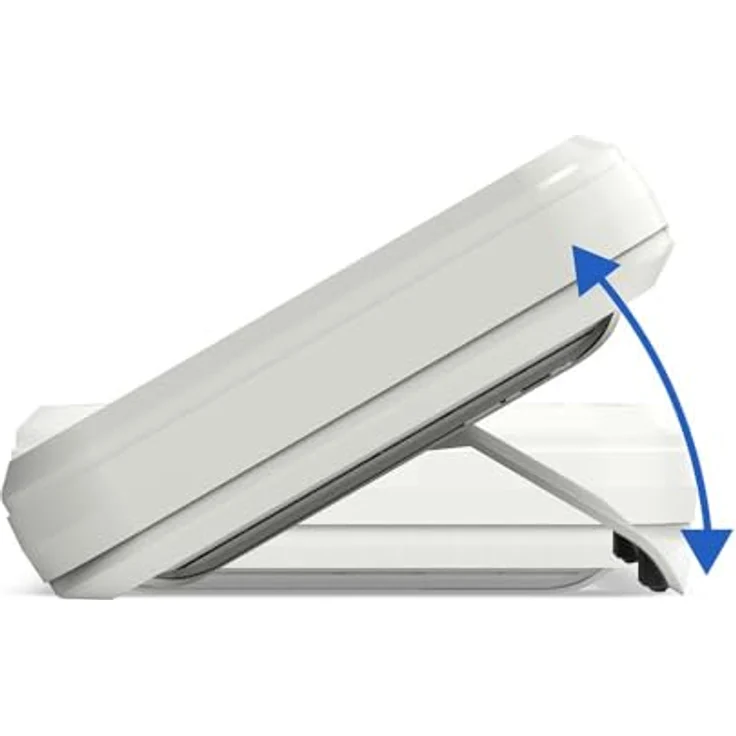scala SC 6750 digitales Oberarm Blutdruckmessgerät mit extra großem Display, Klappständer, WHO-Indikator, rot – Bild 2