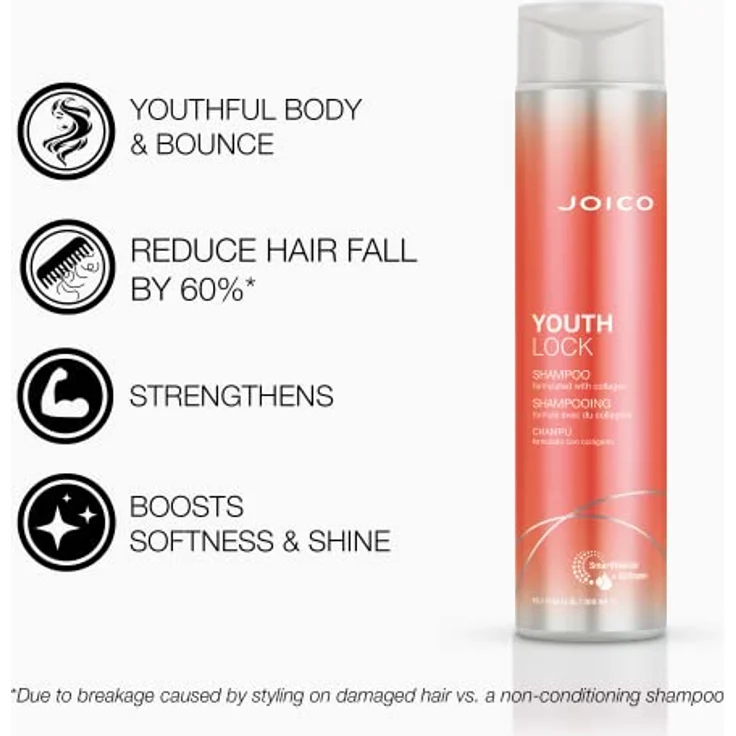 Joico Youthlock Shampoo 300 ml, Haarshampoo – Bild 3