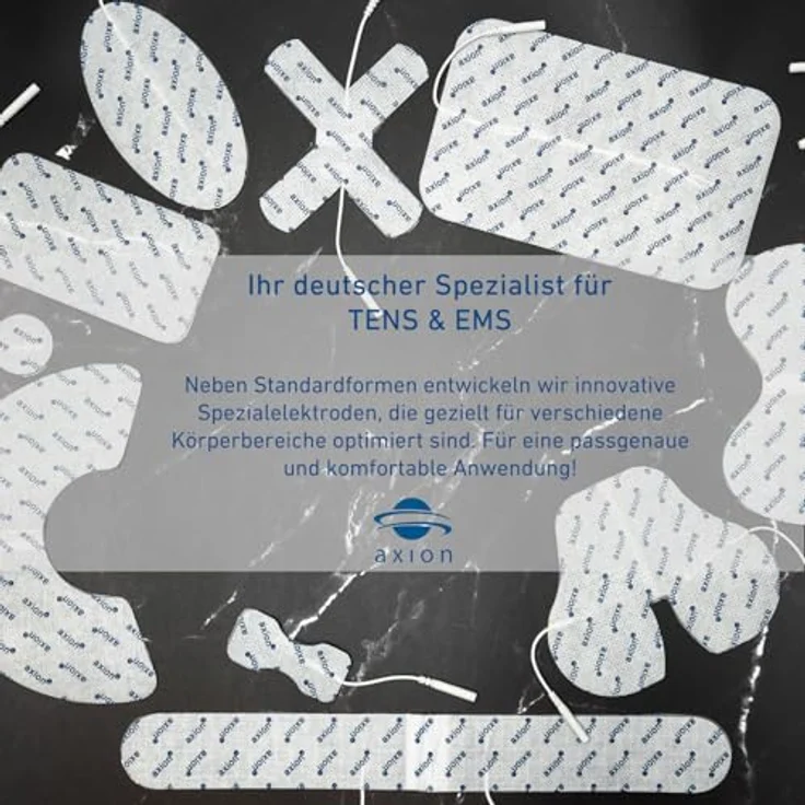 Axion Elektrodenpads für TENS EMS Geräte, selbstklebend, Ø 3.2cm, 16 St., optimal für Gesicht und Hände – Bild 7