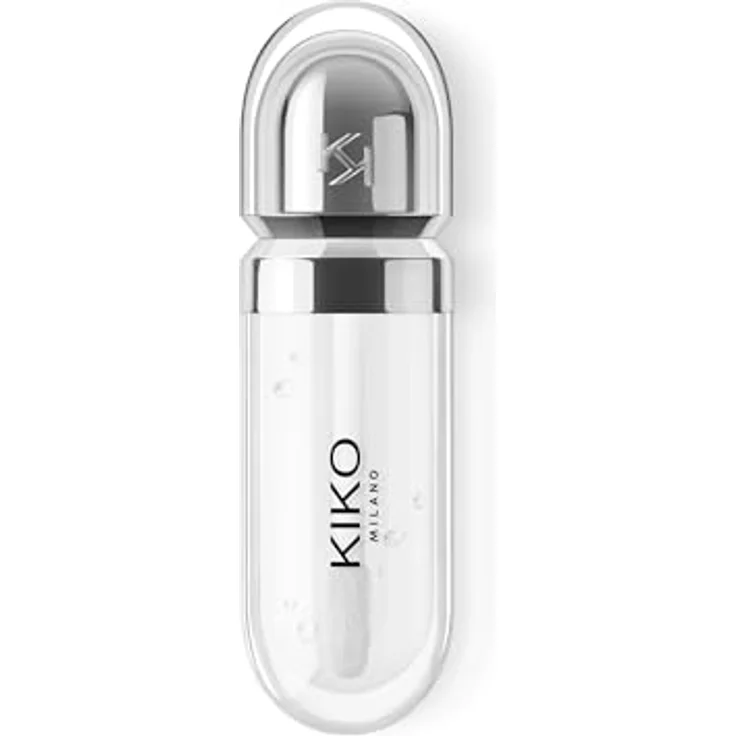 KIKO Milano 3D Hydra Lipgloss, Hydratisierendes Lipgloss mit hochglänzendem Finish, Farbton 01 Clear, 6.5 ml – Bild 4