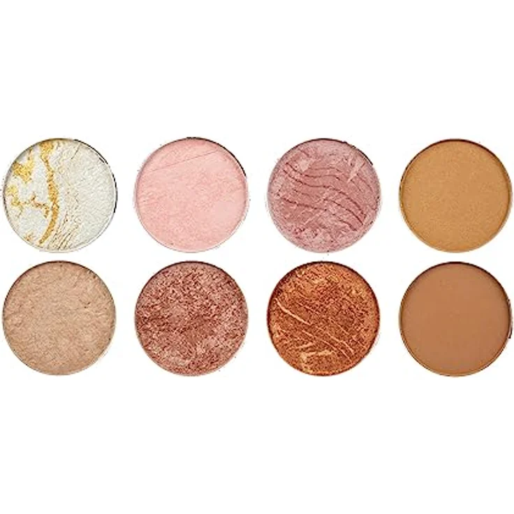 Makeup Revolution Ultra Blush Palette Golden Sugar, 8-in-1 Bronzer, Blush und Highlighter, 13 g – Bild 4