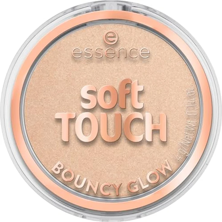 essence Soft Touch Cremiger Highlighter mit Pudereffekt, Farbton 10 Soft Gaze, 4 g - für ein strahlendes Finish und sanft betonte Gesichtspartien – Bild 2