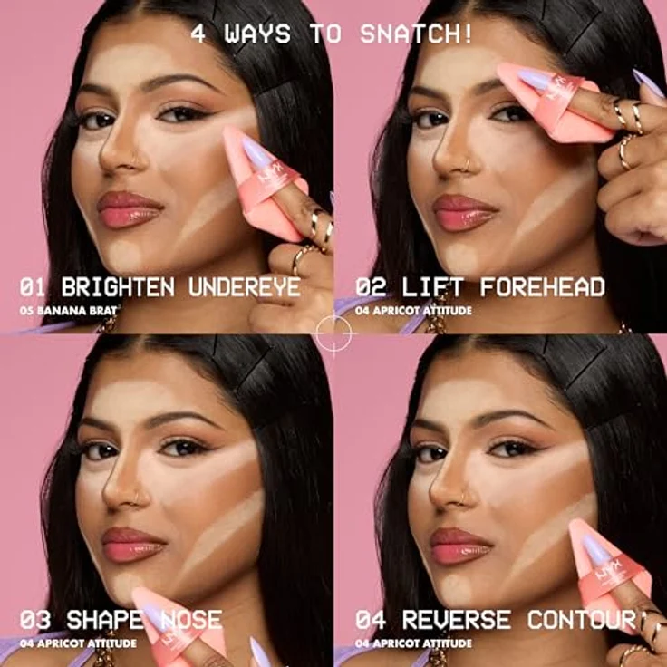NYX Professional Makeup Wonder Snatch Konturenpuder, Farbton 01 Sugar Serve, 6 g - langanhaltendes, mattes Finish für perfekte Hautillusion – Bild 8