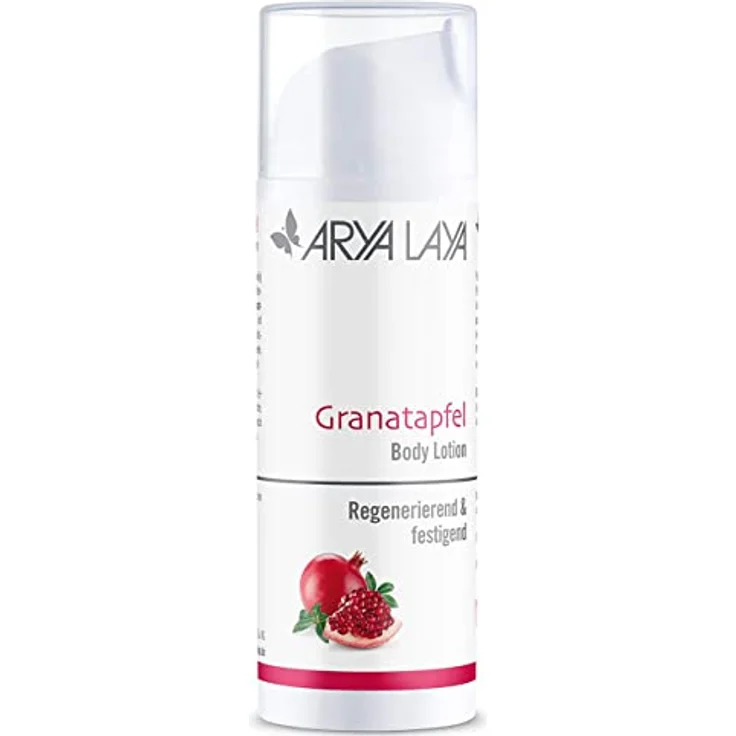 ARYA LAYA Body Lotion Granatapfel: Zellschutz pur, stärkt das Bindegewebe, wirkt Besenreisern entgegen, fruchtig-frischer Duft, 150 ml – Bild 1