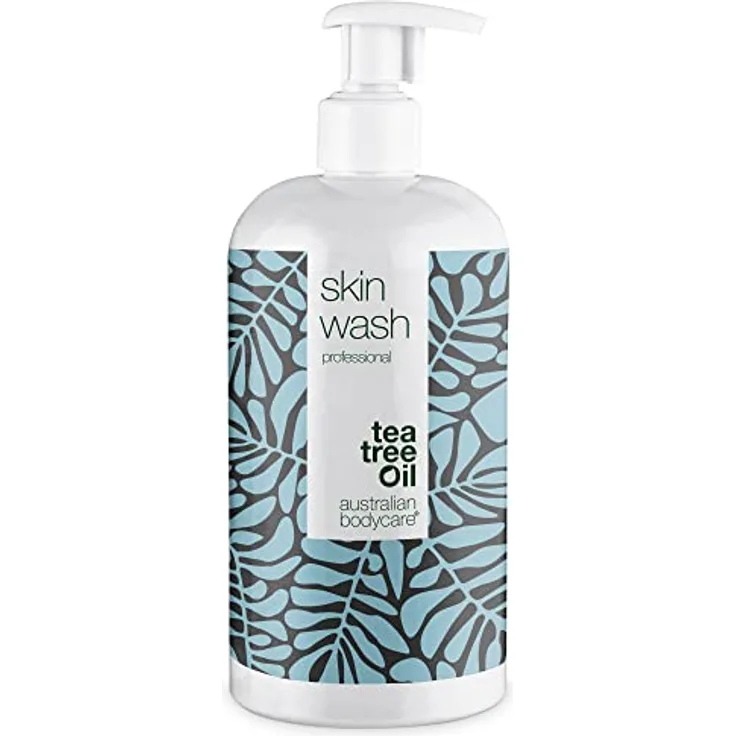 Australian Bodycare Skin Wash Professional 500 ml - Teebaumöl Duschgel - Ideal bei unreiner Haut, Pickeln, vor Haarentfernung