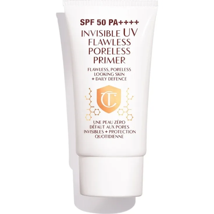 Charlotte Tilbury Invisible UV Flawless Poreless, Make-up Primer mit SPF 50, 60 ml