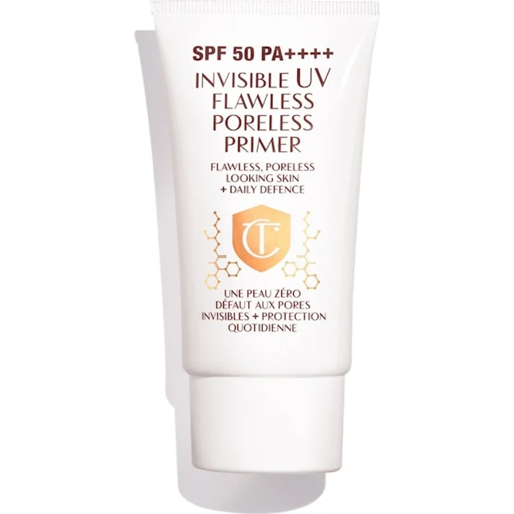 Charlotte Tilbury Invisible UV Flawless Poreless, Make-up Primer mit SPF 50, 60 ml