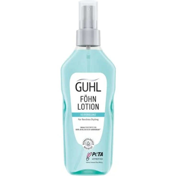 Guhl Föhn Lotion - Inhalt: 150 ml - Seidenglanz - Für flexibles Styling - Haartyp: alle – Bild 1