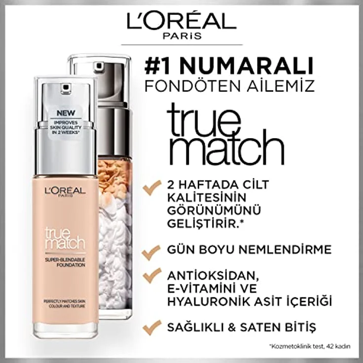 L'Oréal True Match Super-Blendable Foundation 0,5R / 0,5C Porcelaine Rose 30ml – Bild 4