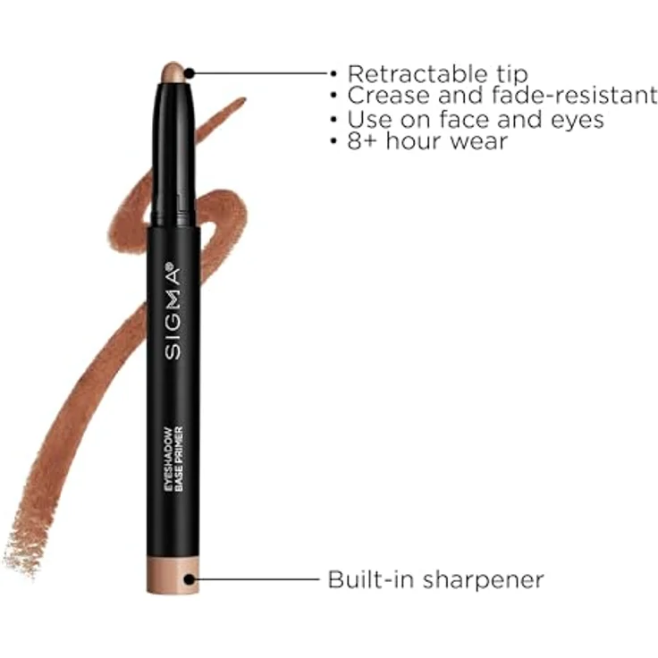 Sigma Beauty Eyeshadow Base Primer, Lidschatten-Primer für intensivere Farben und langen Halt, Farbton Persuade, 1.14 g – Bild 5