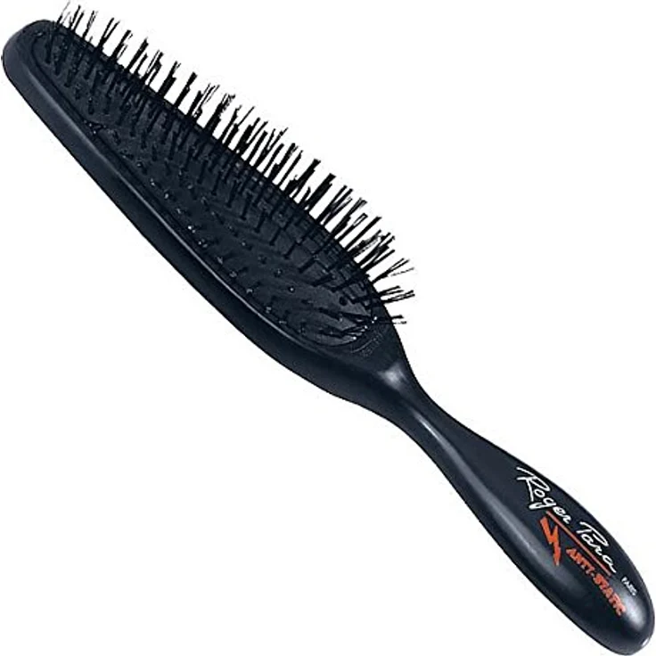 Roger Para Bürste schmal schwarz 6-reihig Nylonborsten, 1er Pack, (1x) – Bild 3