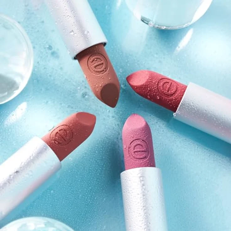 essence hydra MATTE Lippenstift 3.5 g Nr. 404 - Virtu-rose – Bild 5