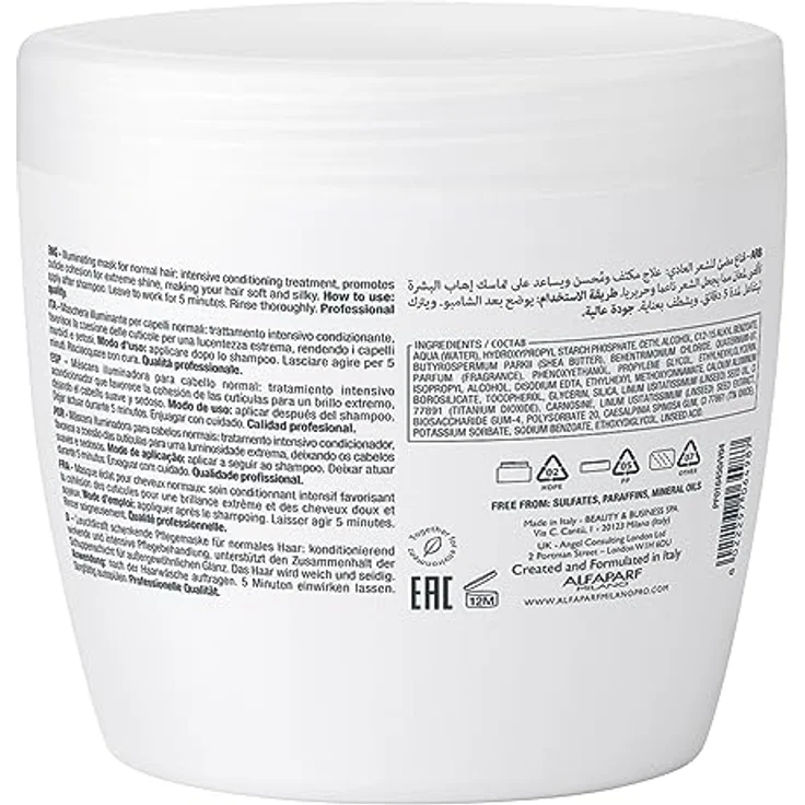 Alfaparf Semi Di Lino Diamond Illuminating Mask 500 ml – Bild 3
