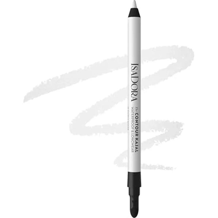 IsaDora Perfect Contour Kajal Eyeliner, hochpigmentierter, wasserfester Augenkonturenstift in Simply White, 1,2 g – Bild 1