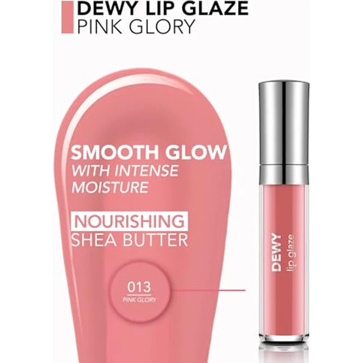 Flormar Dewy Lip Glaze, pflegender Lipgloss für Damen, 4,5 ml, langanhaltender Glanz, nicht klebend – Bild 7