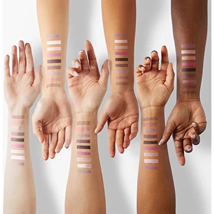 Unleashia N°5 All of Dusty Rose, Lidschattenpalette mit 9 veganen Farben in kühlen Pudertönen, 7,6 g – Bild 4