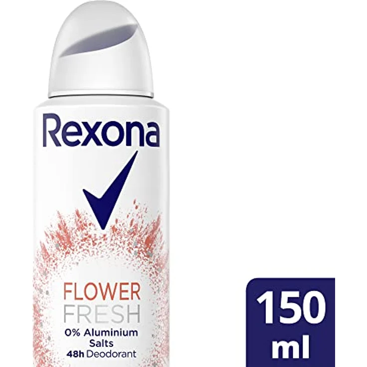 Rexona Deo Spray Flower Fresh Deo ohne Aluminium mit 48-Stunden-Schutz gegen Körpergeruch 150 ml 1 Stück – Bild 2