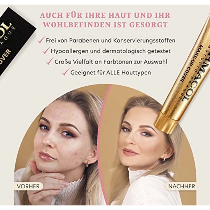 Dermacol Deckendes Make-up Cover 211 30 g – Bild 6