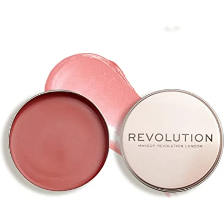 Makeup Revolution London, Balm Glow, Multi-Use Wangen- und Lippenbalsam, aufbaubar, taufrisches Finish, Pfirsichblüte, 32g