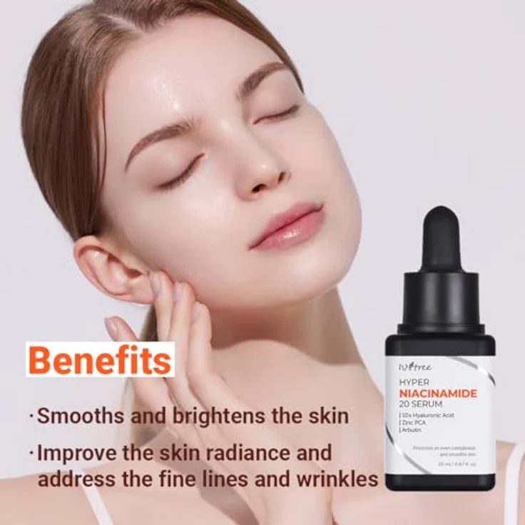 Isntree Hyper Niacinamide 20 Serum, Feuchtigkeitsserum für ölige und großporige Haut, 02 l – Bild 4