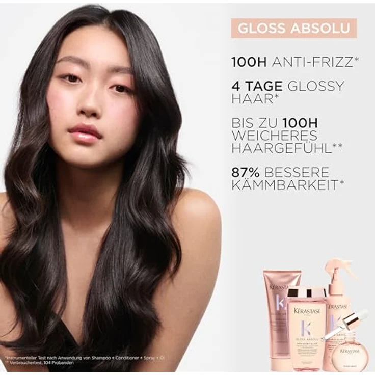 Kérastase Gloss Absolu Conditioner, Haarspülung für glänzendes und geschmeidiges Haar, 75 ml – Bild 8