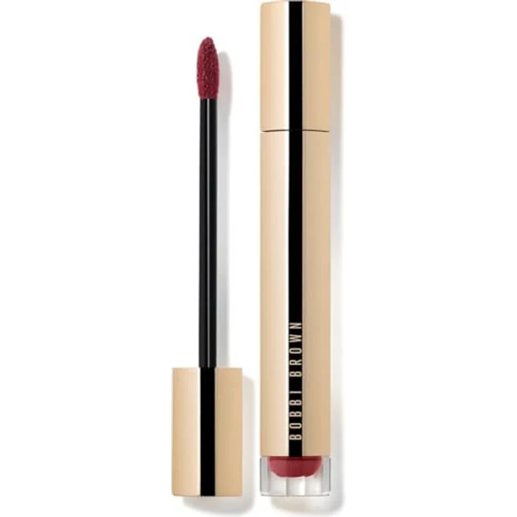 Bobbi Brown Glow With Love, lang anhaltender matter Flüssiglippenstift, hochpigmentierter Farbton Claret, 6 ml – Bild 2