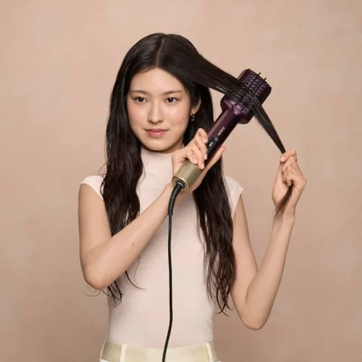 BaByliss Air Power Smooth Warmluftbürste, 3 Geschwindigkeits- und 4 Temperatureinstellungen, Keramik-Glättplatte, für alle Haartypen – Bild 10