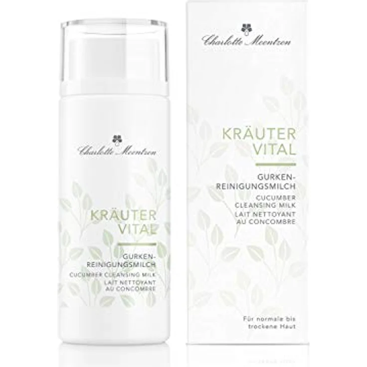 Charlotte Meentzen Kräutervital gurken-Reinigungsmilch 150 ml, für Damen und Herren – Bild 3