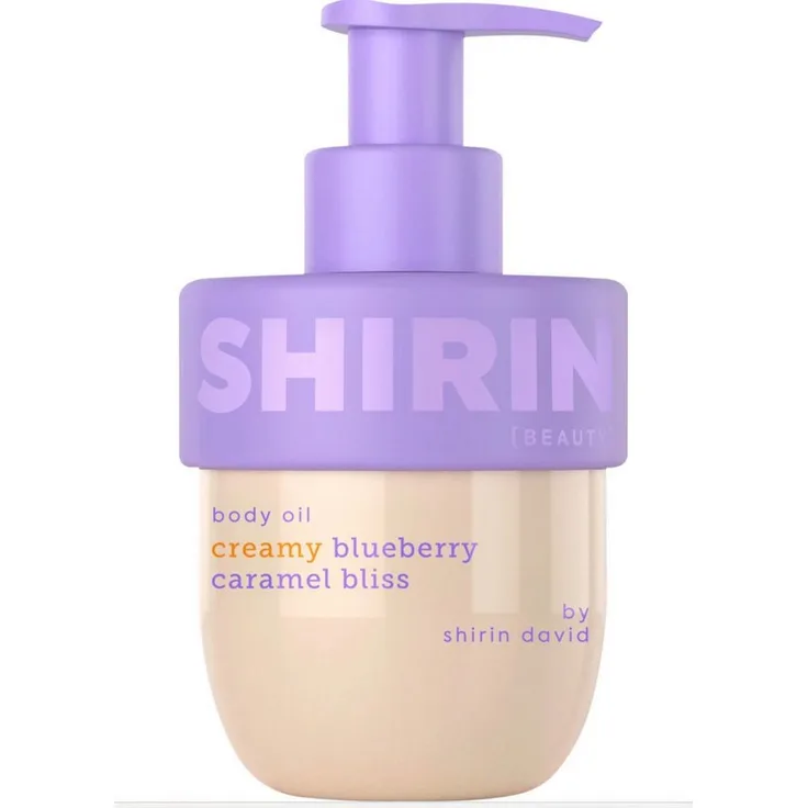 Shirin David Körperöl Creamy Blueberry Caramel Bliss, veganes Körperöl mit Sheabutter und Vitamin E, 150 ml