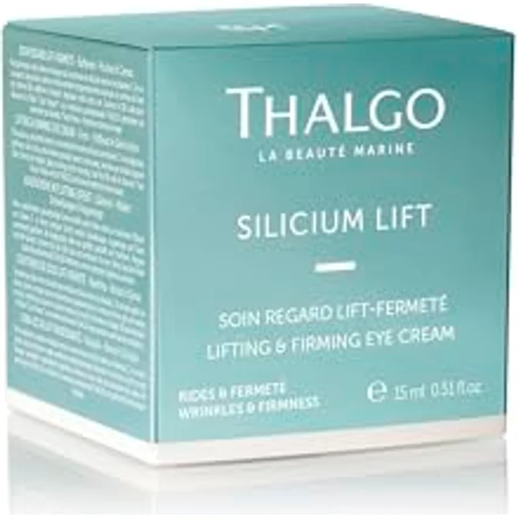 THALGO Silicium Lift Augencreme mit Lifting-Effekt, 15ml - Lifting, Fältchenreduktion, Augenschattenmilderung – Bild 2