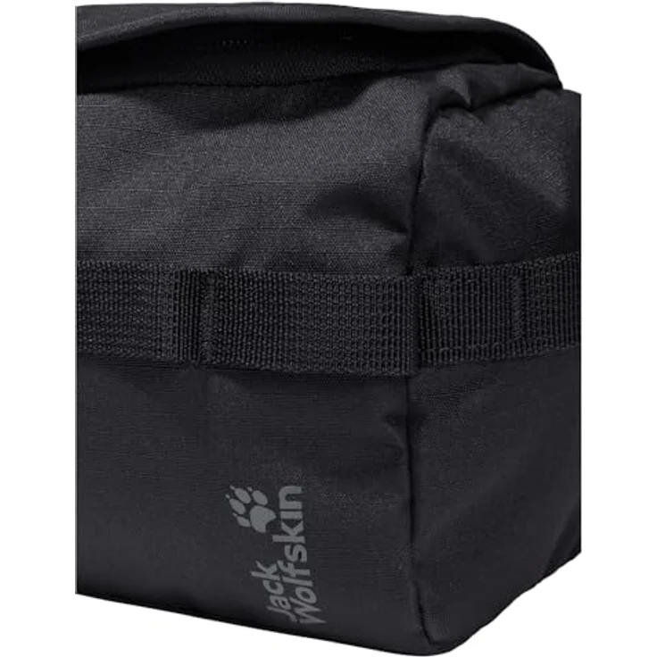 Jack Wolfskin Konya Kulturbeutel, 26 cm, schwarz, 100% Polyester – Bild 4