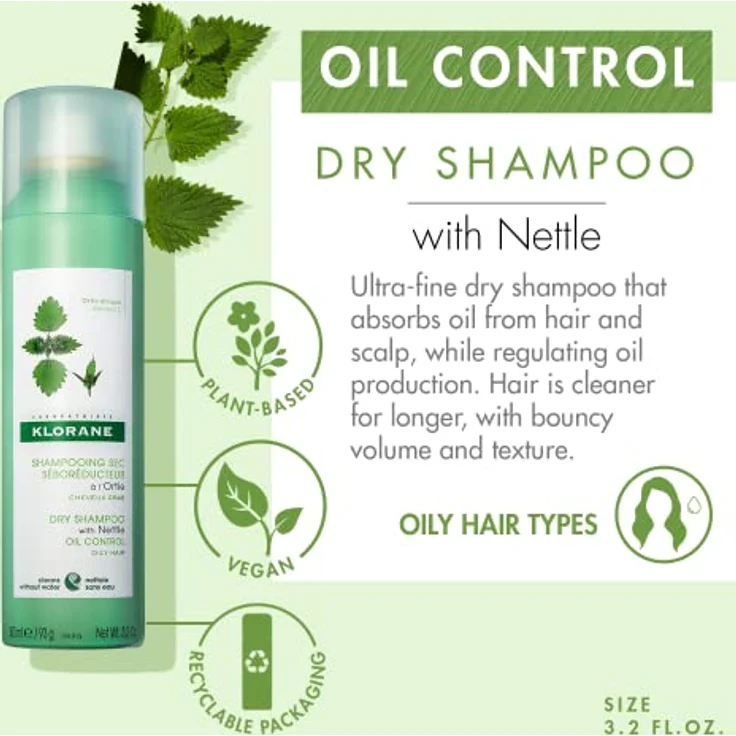 Klorane Shampooing Secs Ortie 150 ml  – Bild 3
